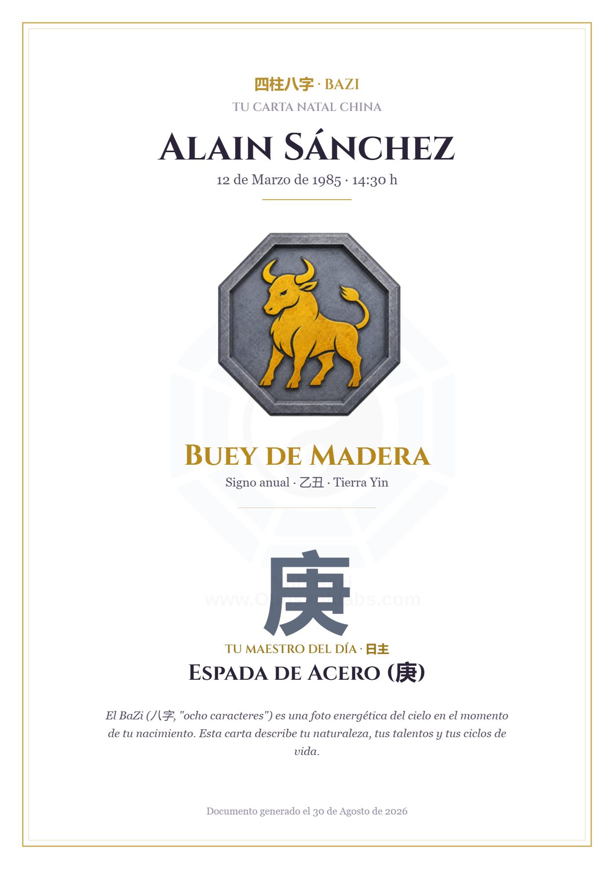 Portada del documento